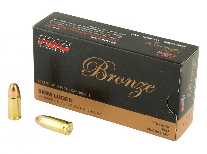 PMC Bronze 9mm Full Metal Jacket